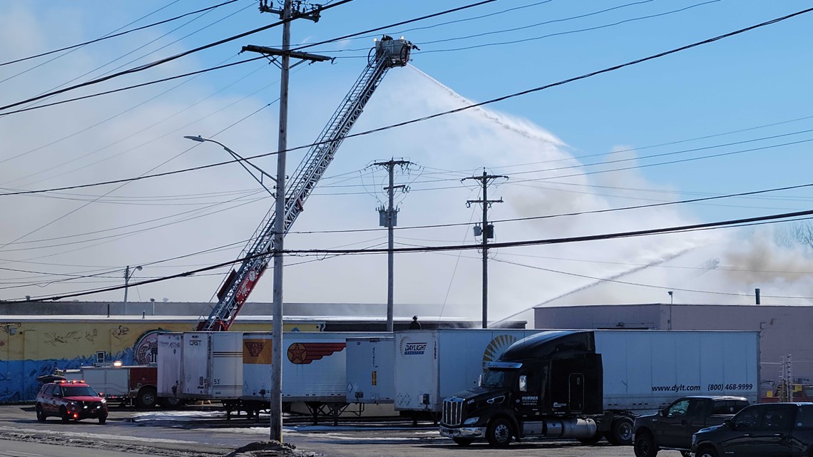 Fire contained at Franklinton junkyard, no injuries