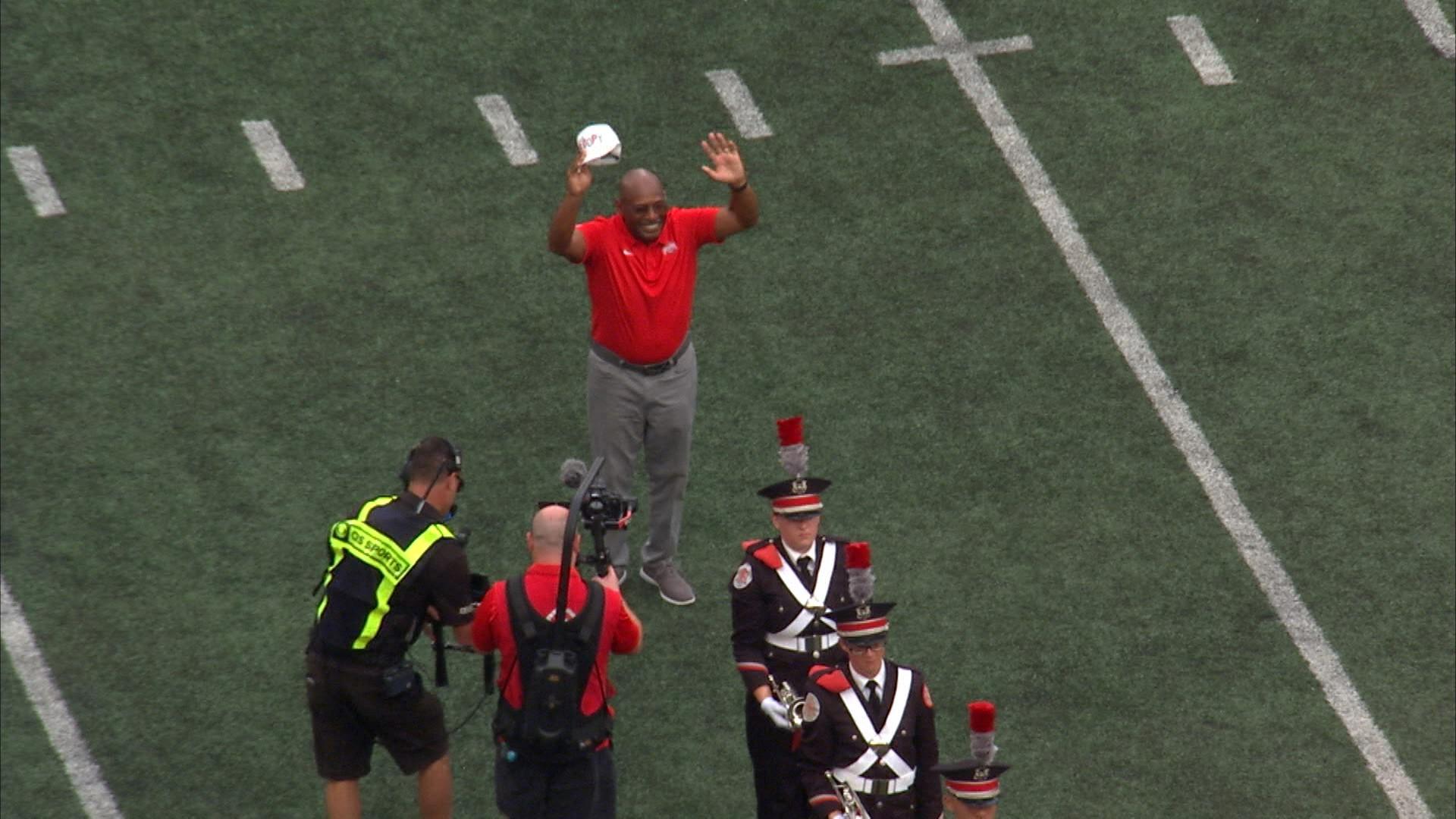 The recognition is considered the greatest the Ohio State University Marching Band can extend to a nonmember.