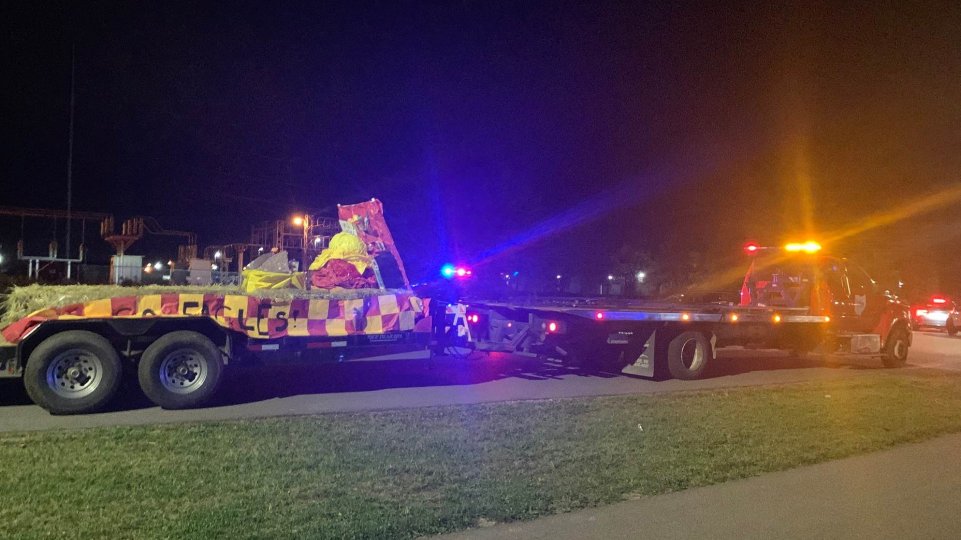 Ohio State Highway Patrol said the 11-year-old boy was struck around 6:50 p.m. by a float during the parade on North Miller Drive in Sunbury.