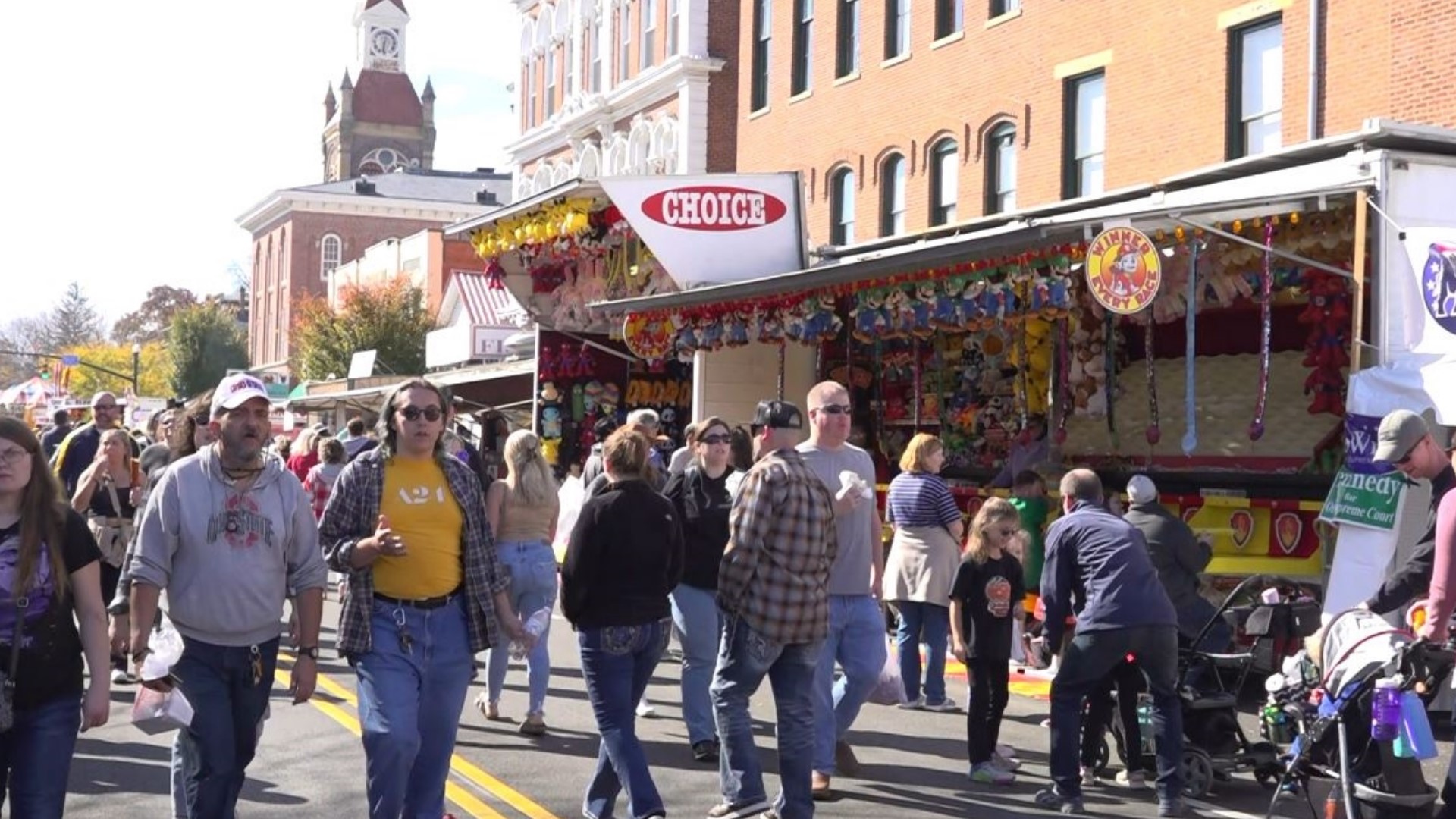 Business owners in Circleville were pleased with the large crowds and upswing in business this year.