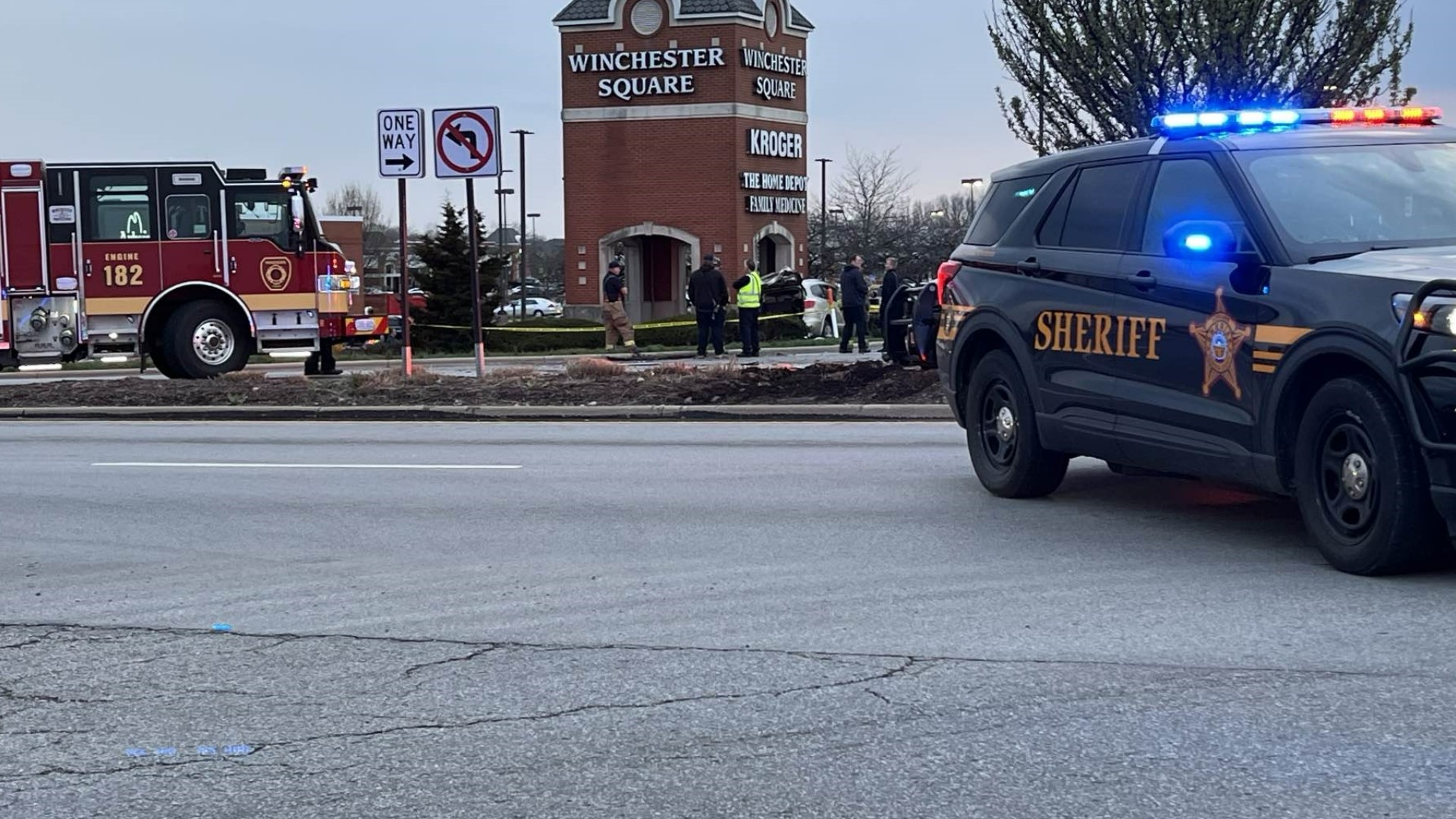 According to the Columbus Division of Fire, the crash happened at the intersection of Gender Road and West Waterloo Street around 6:50 p.m.