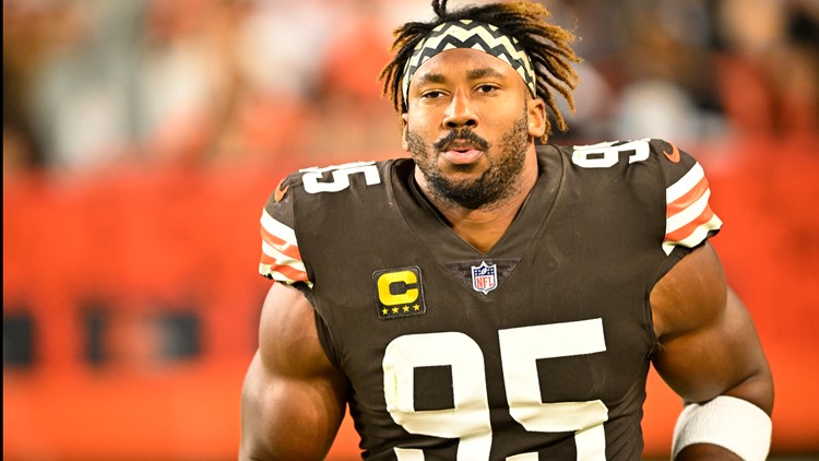 Browns' Myles Garrett released from hospital after scary crash