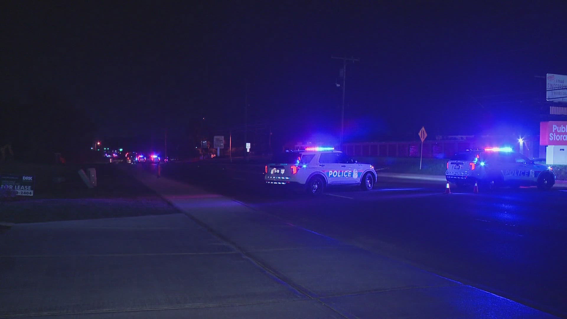 The Columbus Division of Police is searching for an SUV that reportedly struck a pedestrian crossing the street on the city’s north side on Wednesday.