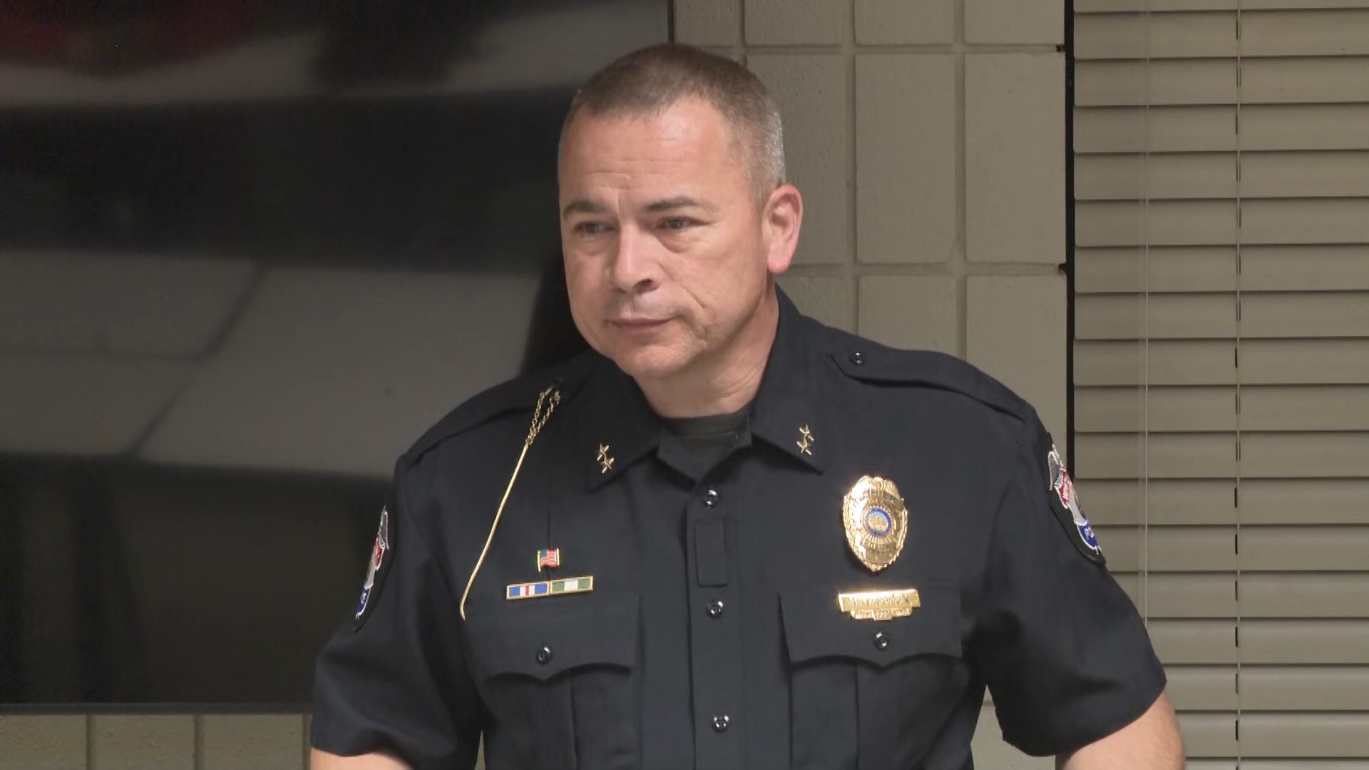 Whitehall Police Chief Mike Crispen discussed what led to an officer fatally shooting a suspect early Friday morning.