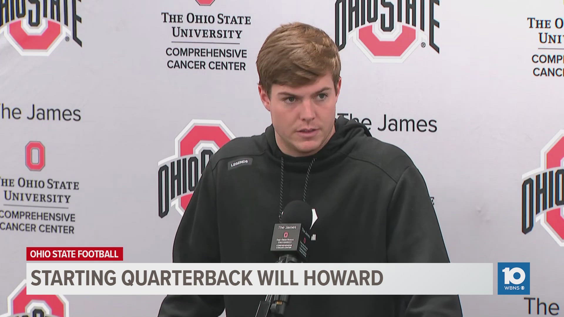 Howard said he's hoping the crowd can give the Buckeyes an advantage in their third top-5 matchup of the season, the first at Ohio Stadium.