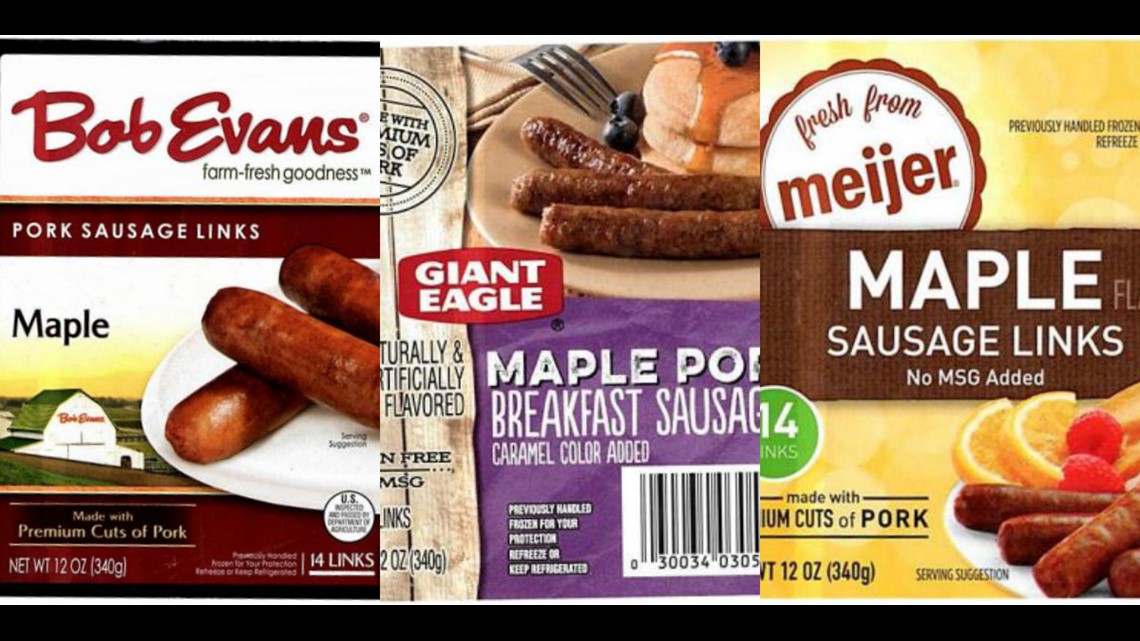 Sausage recall includes Bob Evans, Giant Eagle brands