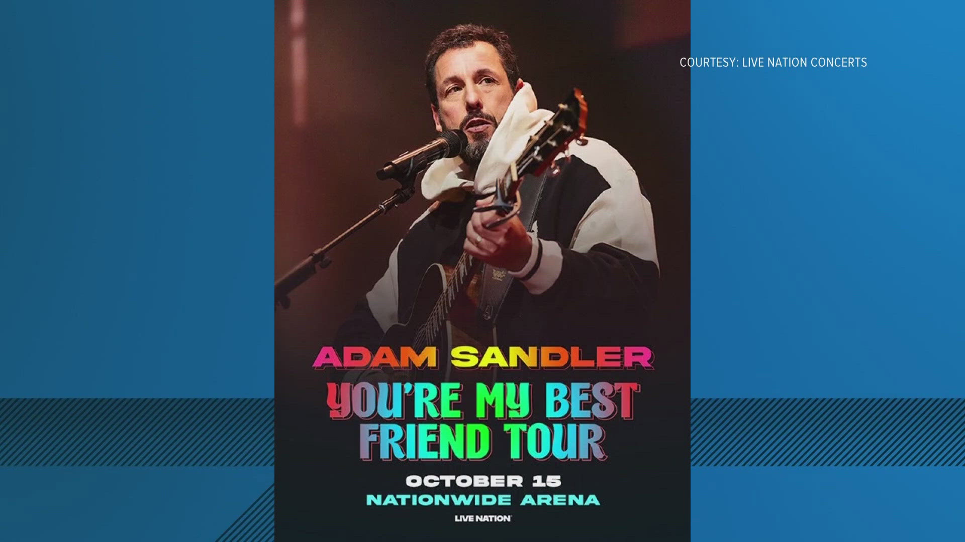 Legendary actor and comedian Adam Sandler is coming to Columbus later this year.
