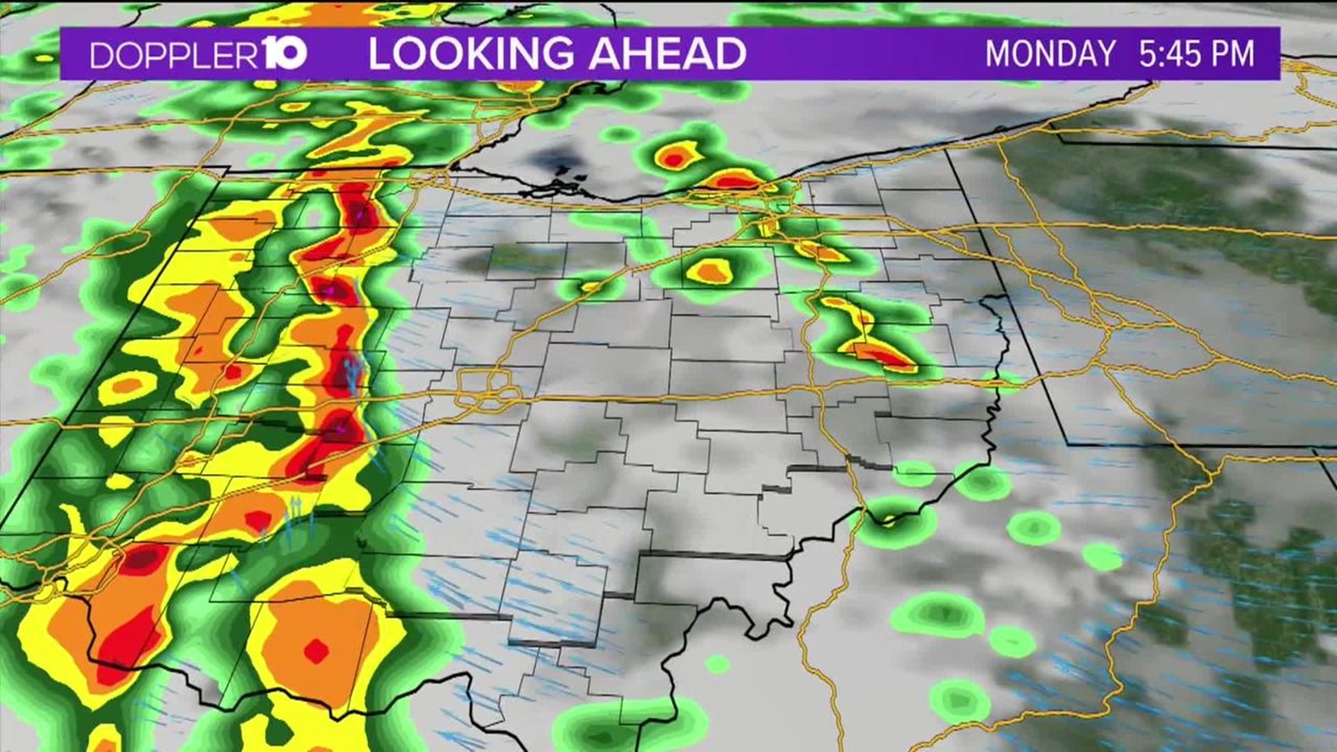 Monday evening weather, May 18, 2020