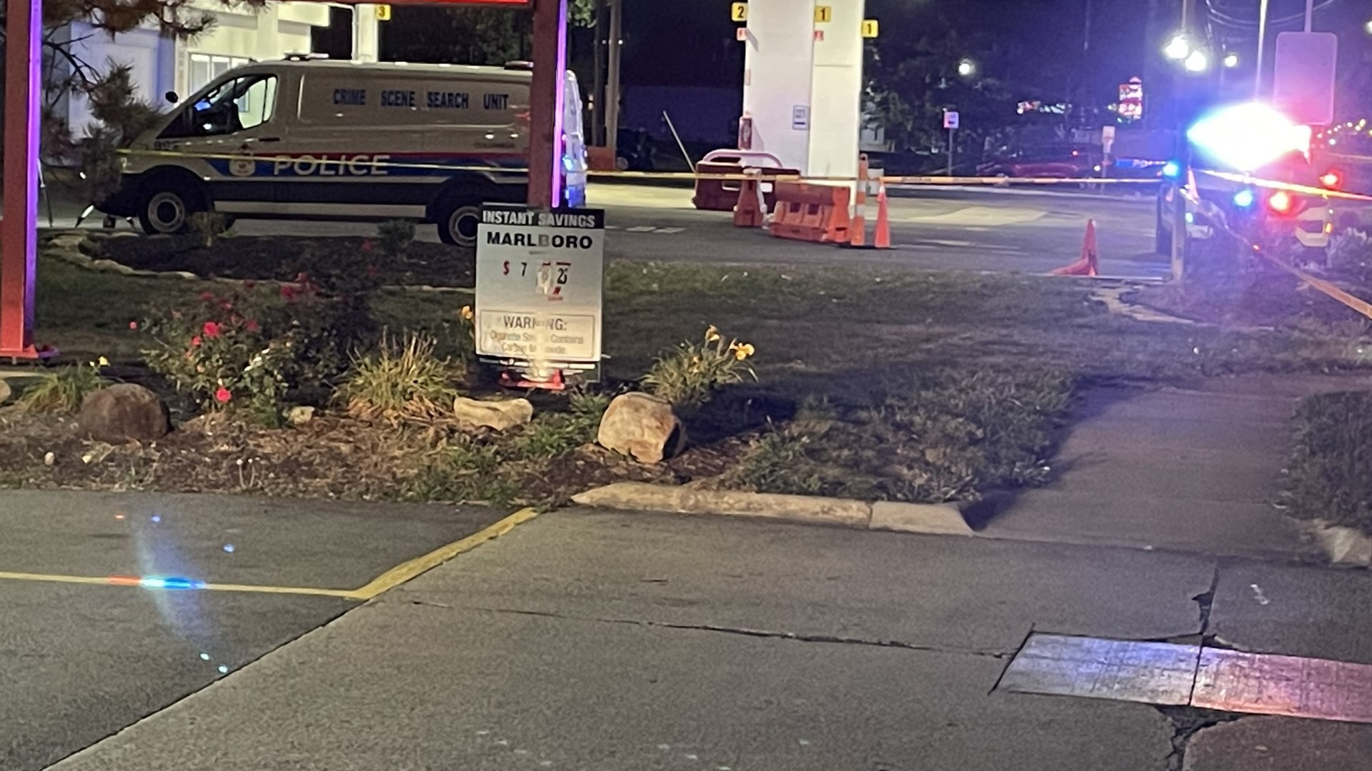 One person was killed near a bus terminal in west Columbus late Sunday night, police said. A suspect was arrested in connection with the incident.
