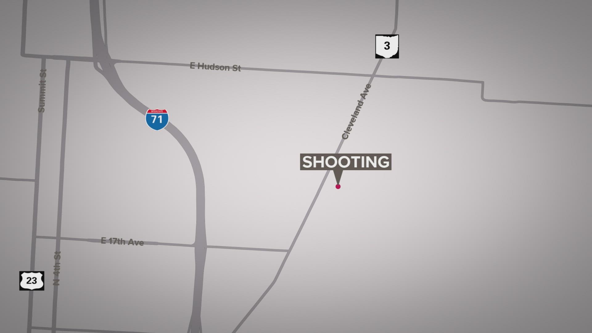 Officers went to the 1400 block of East 23rd Avenue just before 11:50 p.m. Friday on a reported shooting.