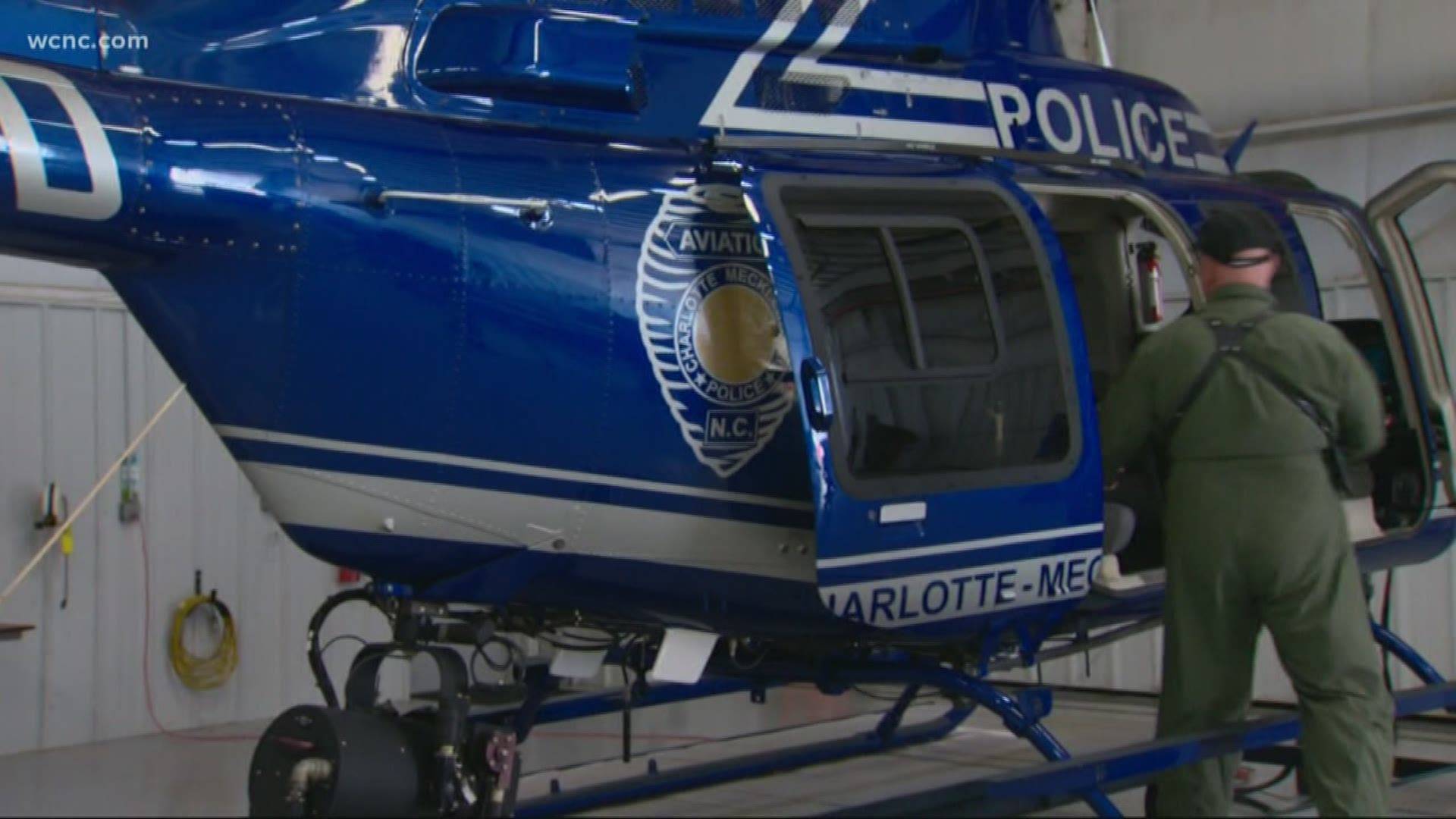 CMPD's helicopter is going high-tech. The chopper, nicknamed Snoopy, has new upgrades including an HD infrared camera to track suspects in the dark.
Snoopy's cameras can also zoom in on a license plate, allowing officers to read it from as far as 1,500 feet away.