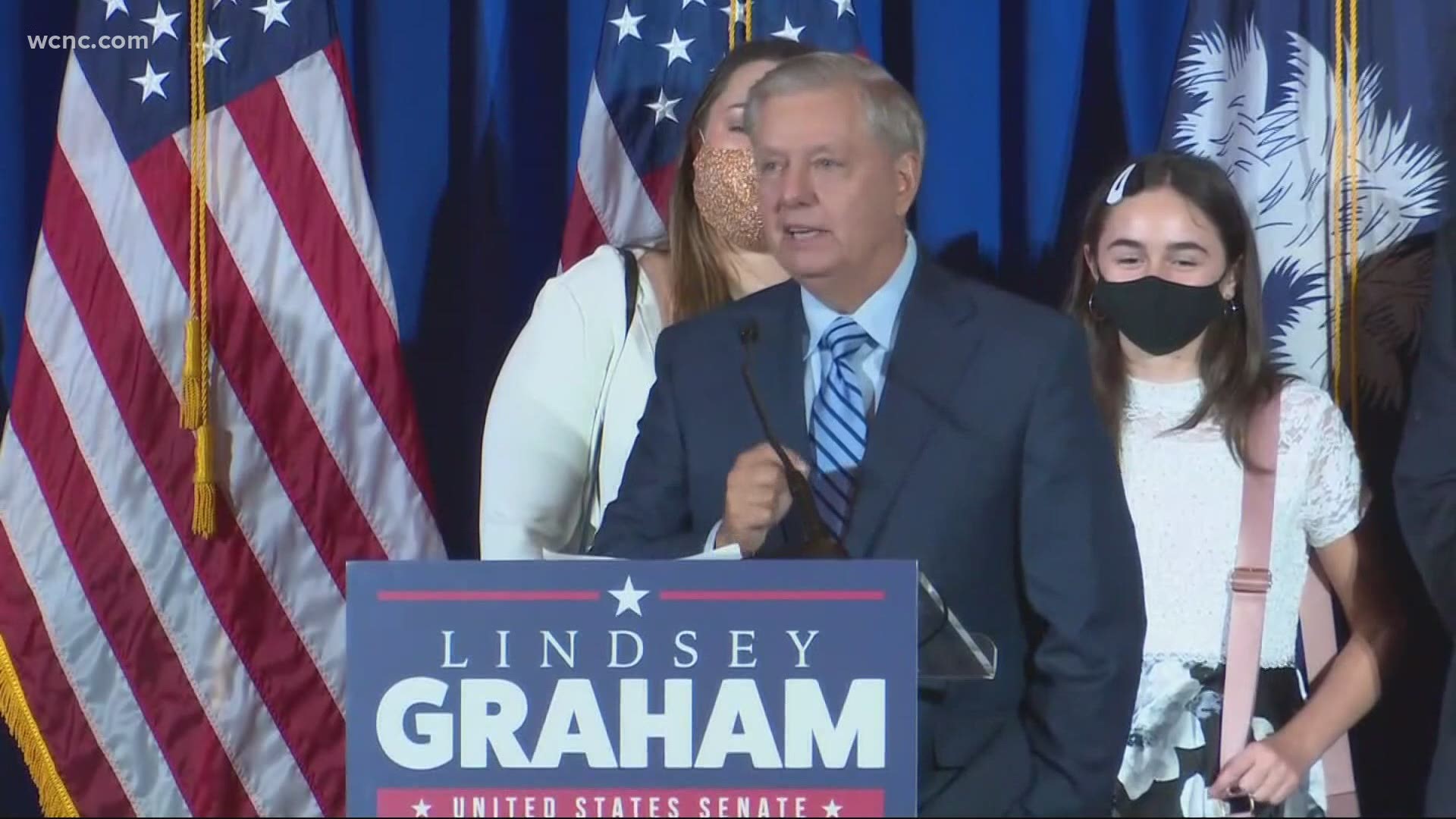 South Carolina Republican Lindsey Graham defeated Democrat Jaime Harrison in the battle for the state's US Senate seat on Election Day 2020.