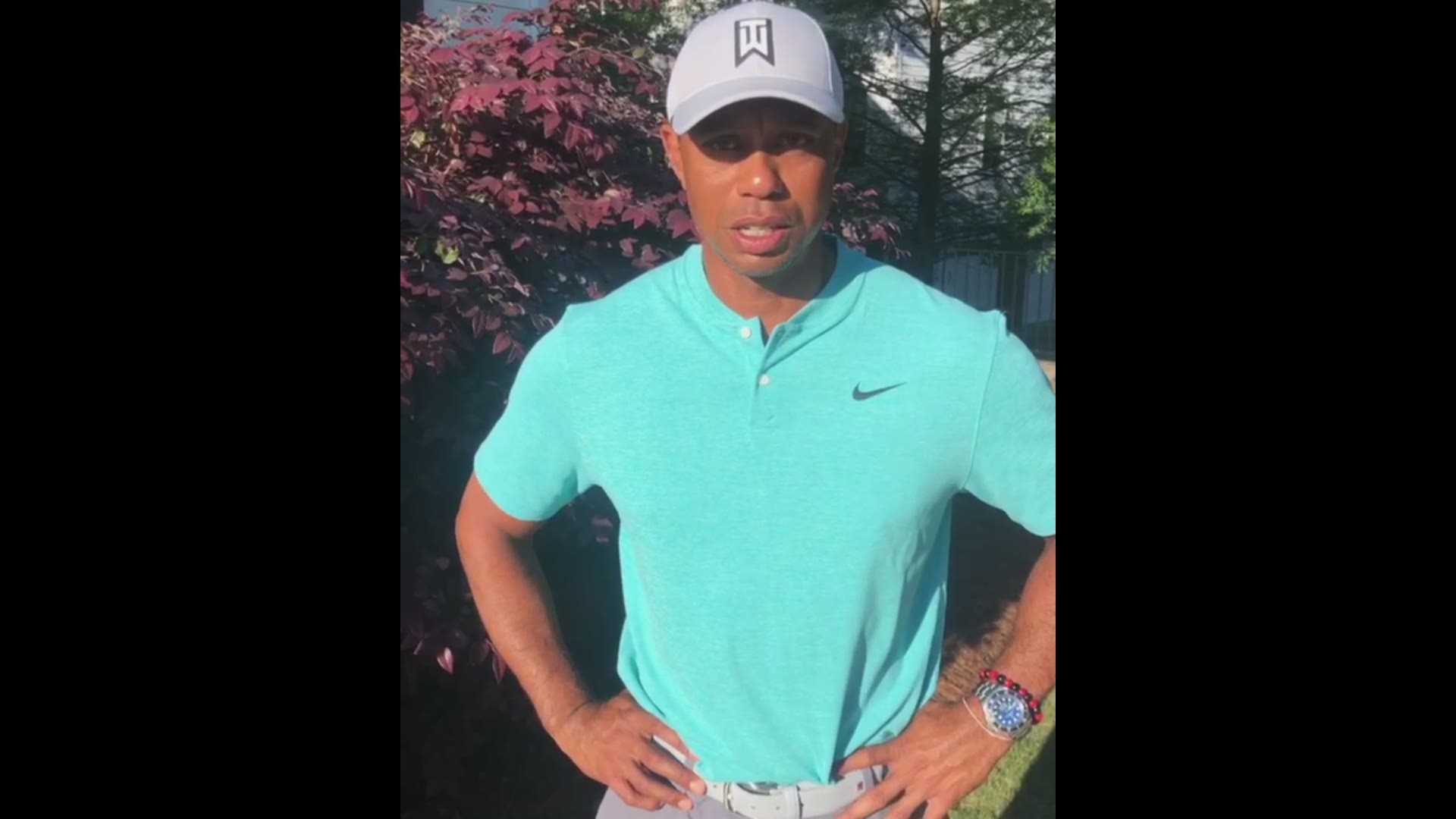 Tiger Woods surprises Charlotte man with Stage 4 Colon Cancer