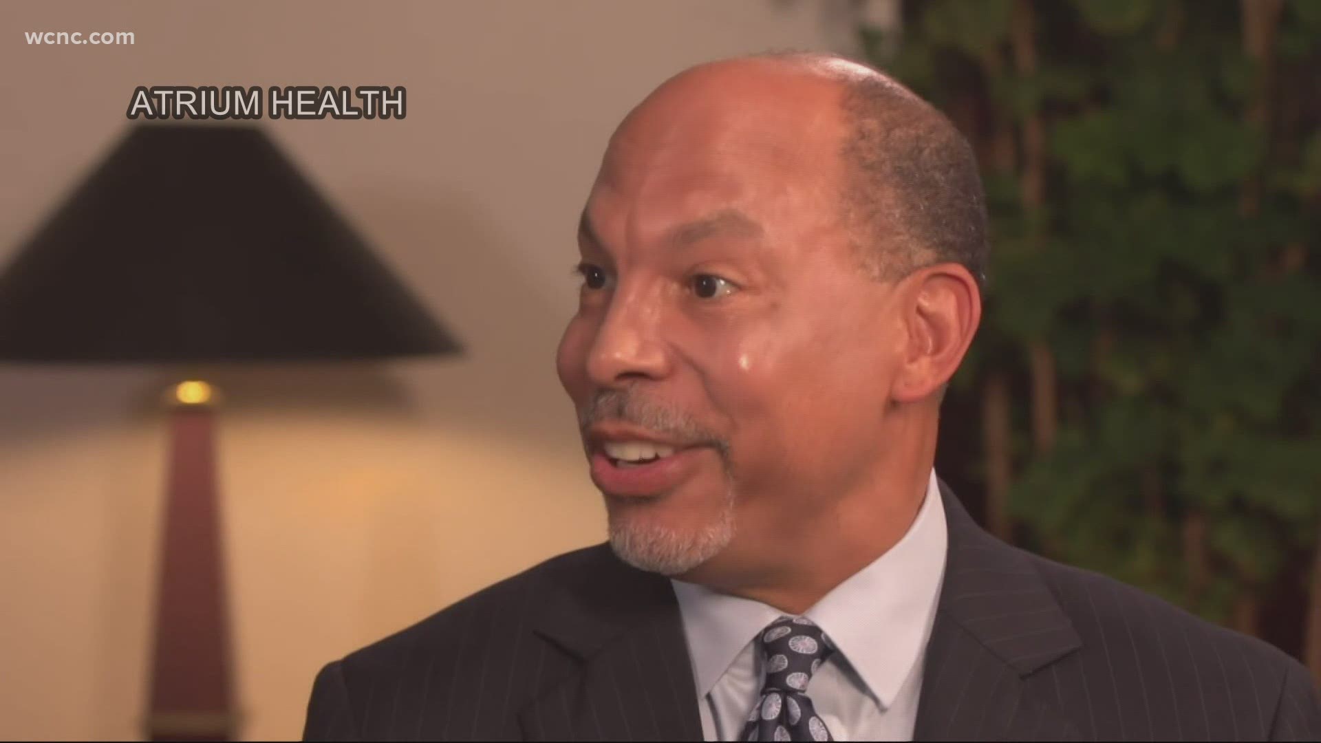 Gene Woods is the president and CEO of Atrium Health. Woods leads a team of more than 70,000 workers treating patients in hospitals and clinics across the Carolinas.
