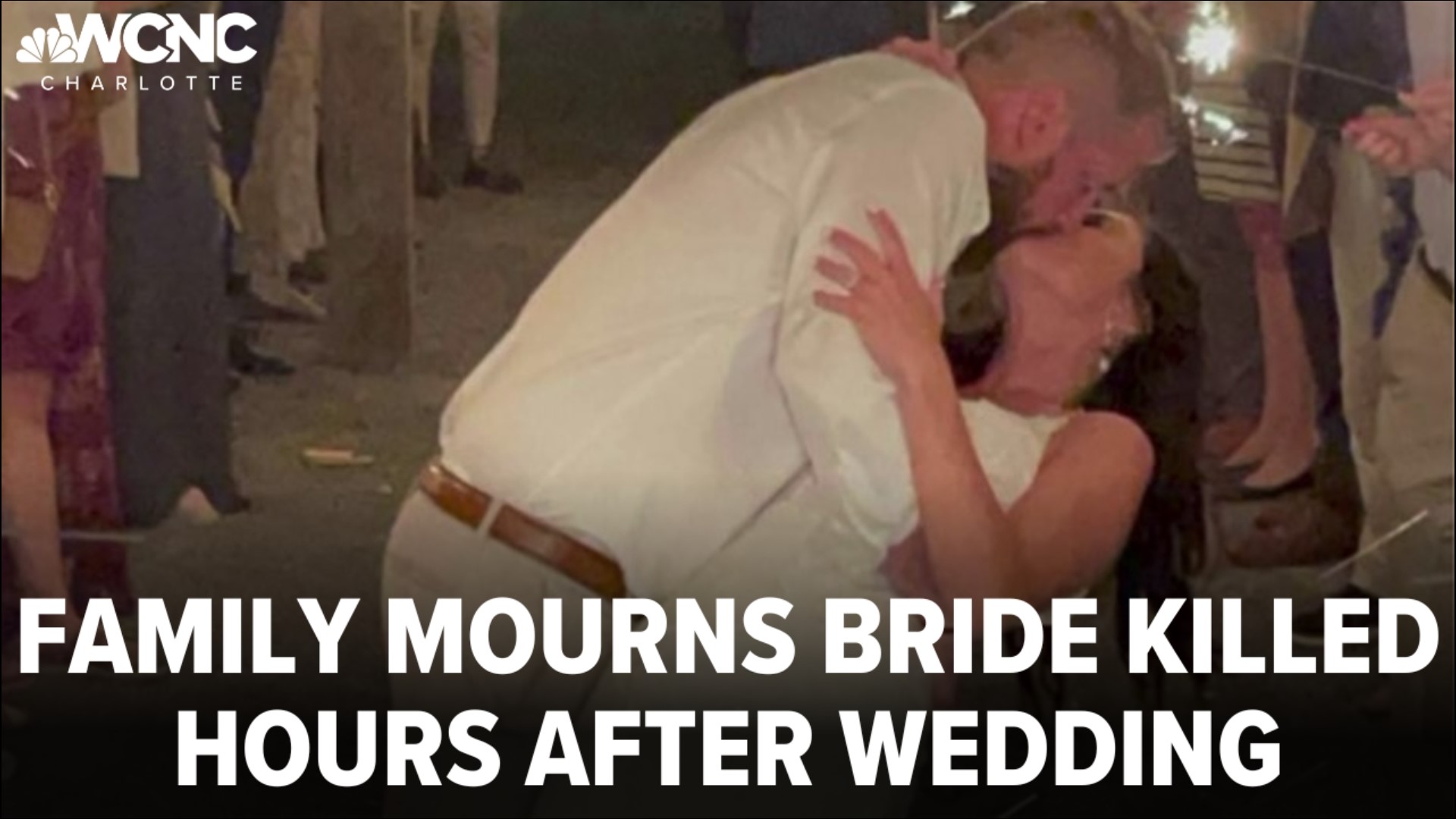 Samantha Hutchinson died and her new husband, Aric, was seriously hurt when a woman crashed into their golf cart in Folly Beach on their wedding night.