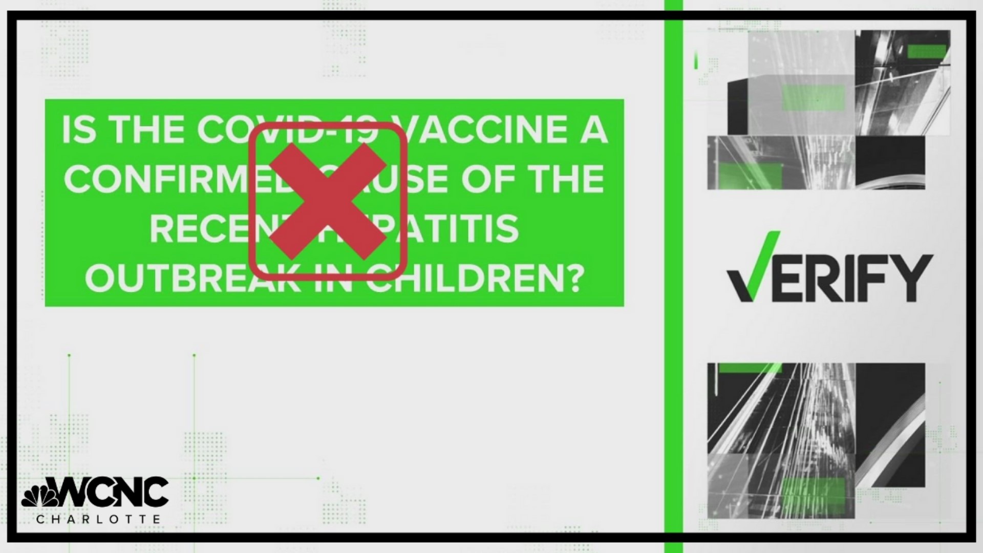 No, the COVID vaccine is not the confirmed cause of the hepatitis outbreak in kids.