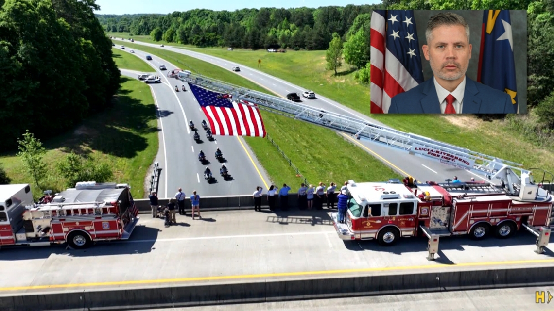 Procession held for US Marshal Alden Elliott | 10tv.com