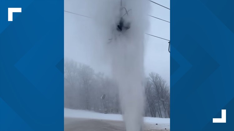2 hospitalized after water line breaks on Beech Mountain, spraying skiers with ice-cold water