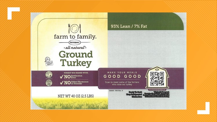 Butterball recalls 14,000 pounds of ground turkey for possible plastic contamination