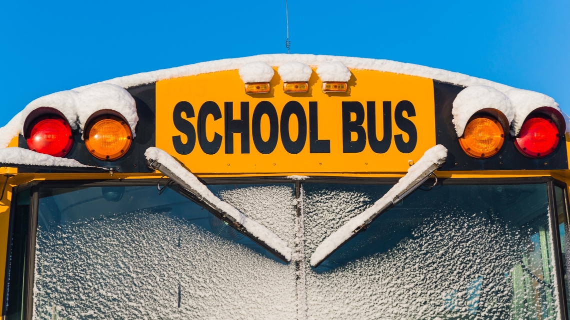 School closings and shifted bus routes for Monday, February 2