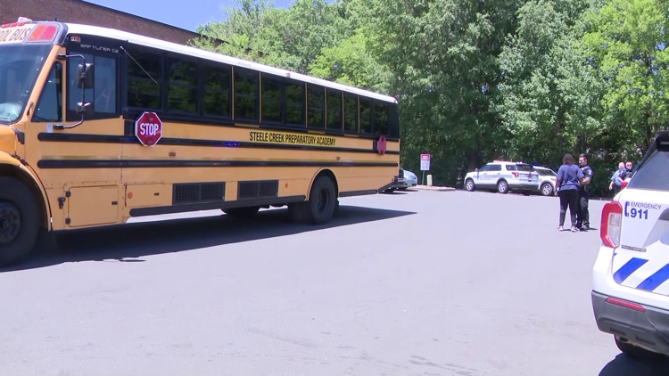 One seriously hurt in school bus crash in south Charlotte