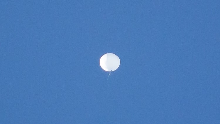 U.S. downs Chinese balloon  after reported sightings across the Carolinas
