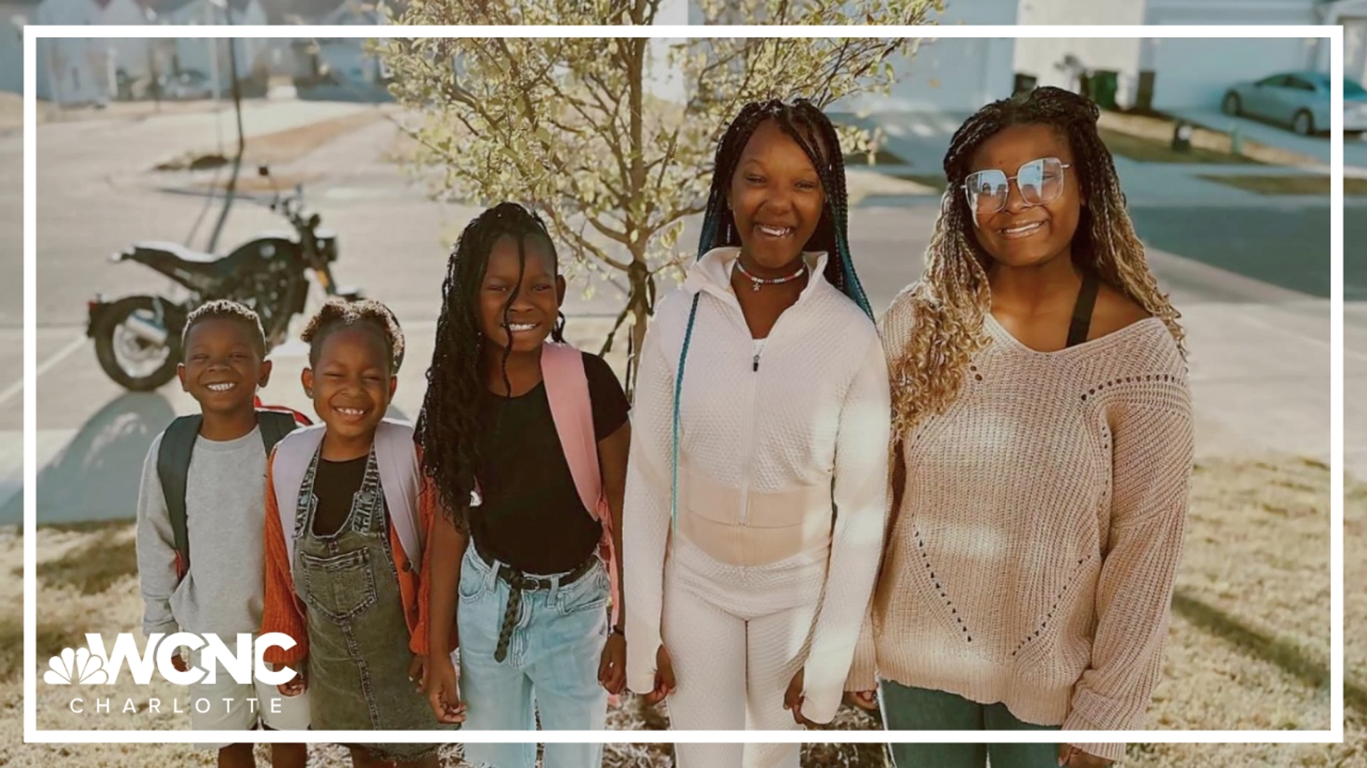 The five siblings spent three years apart in different foster care homes after Social Services took them from their biological mother.