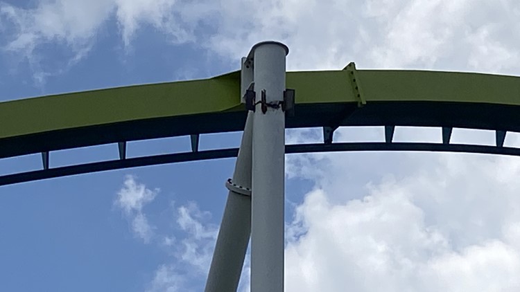 Amusement park in North Carolina announces plan to repair Fury 325 after support beam cracked