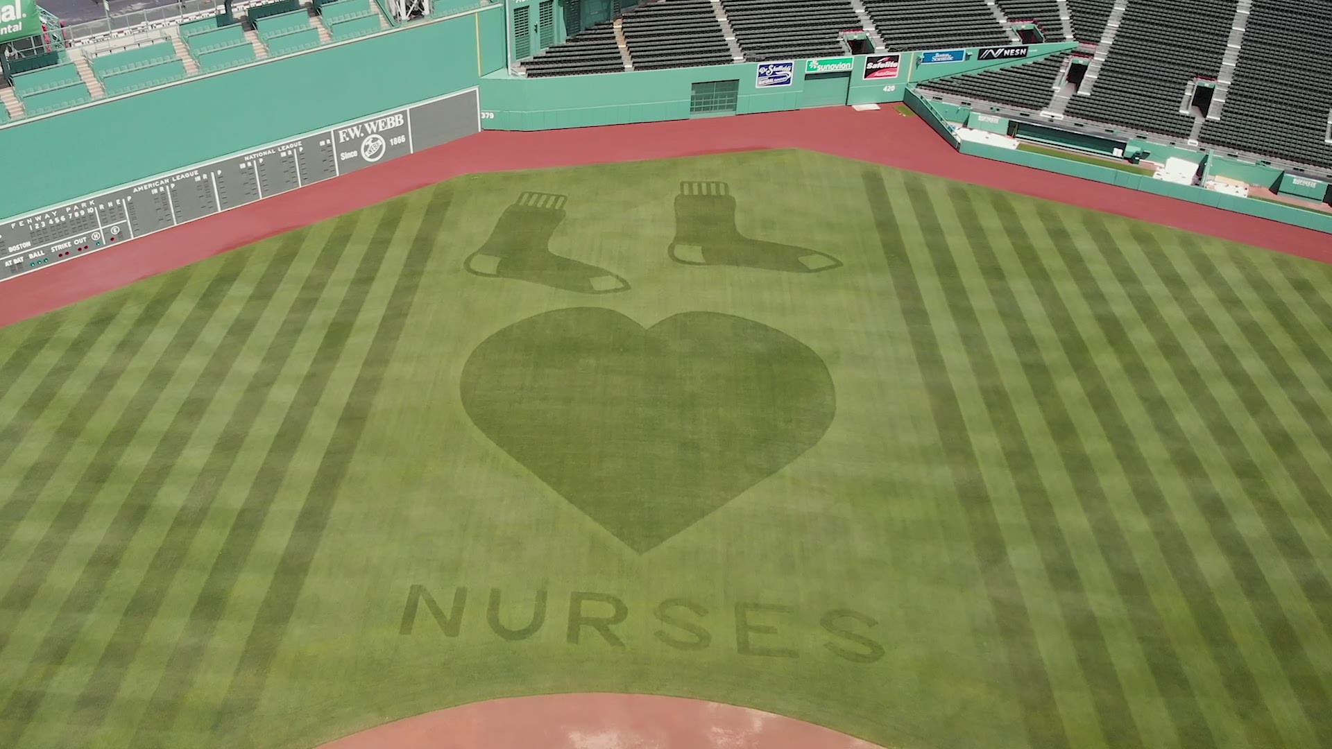 Boston Red Sox celebrate National Nurses Day with message from Fenway Park