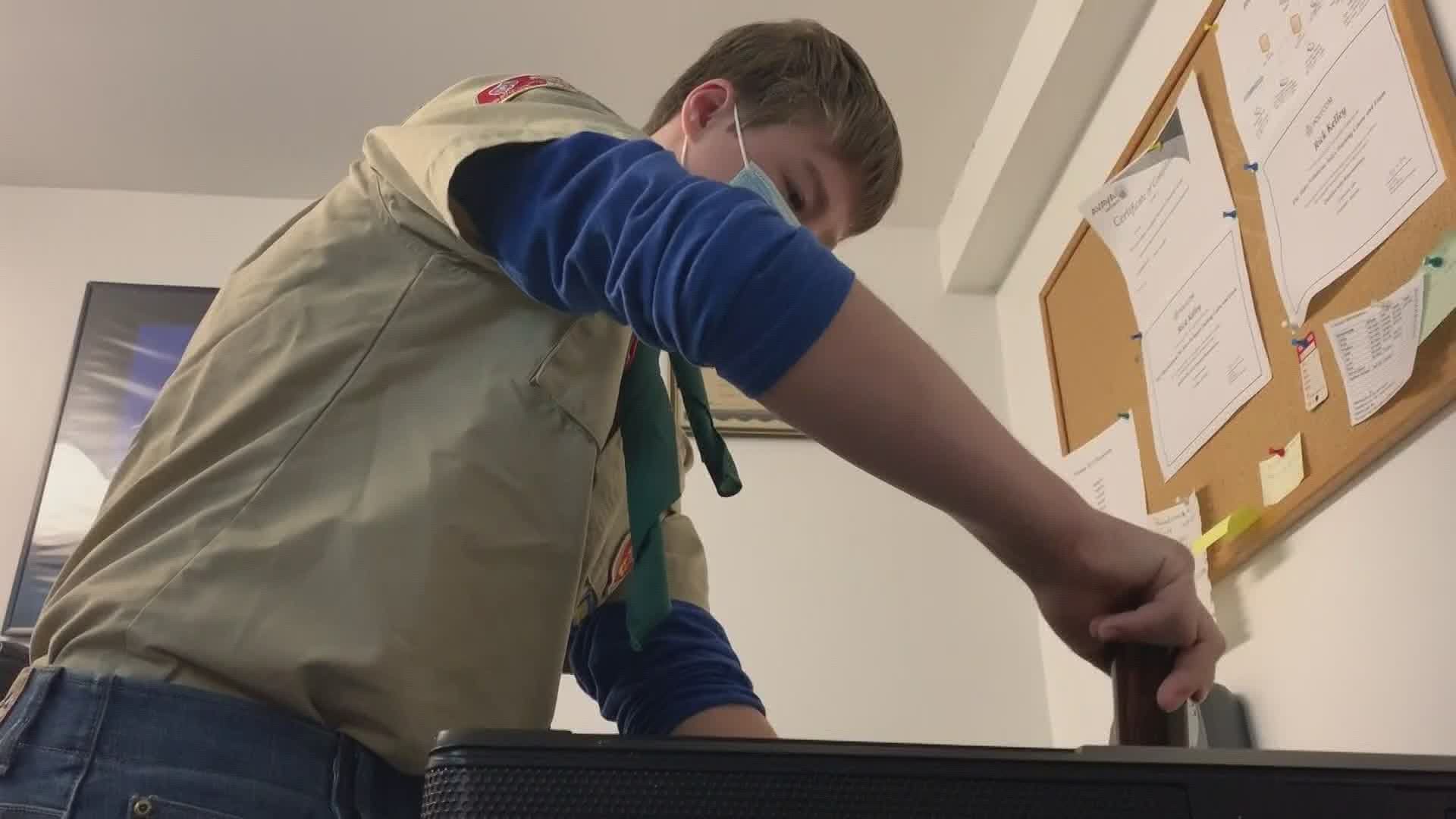 Ryan Kelley has started a program to refurbish donated computers so that they can be distrubuted to those in need in his community.