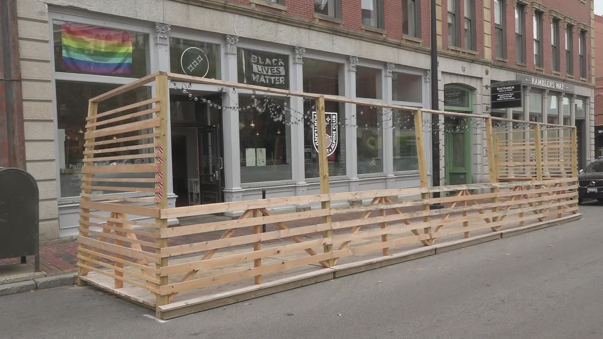 Portland Maine Extends Coronavirus Outdoor Restaurant Operations Wthr Com