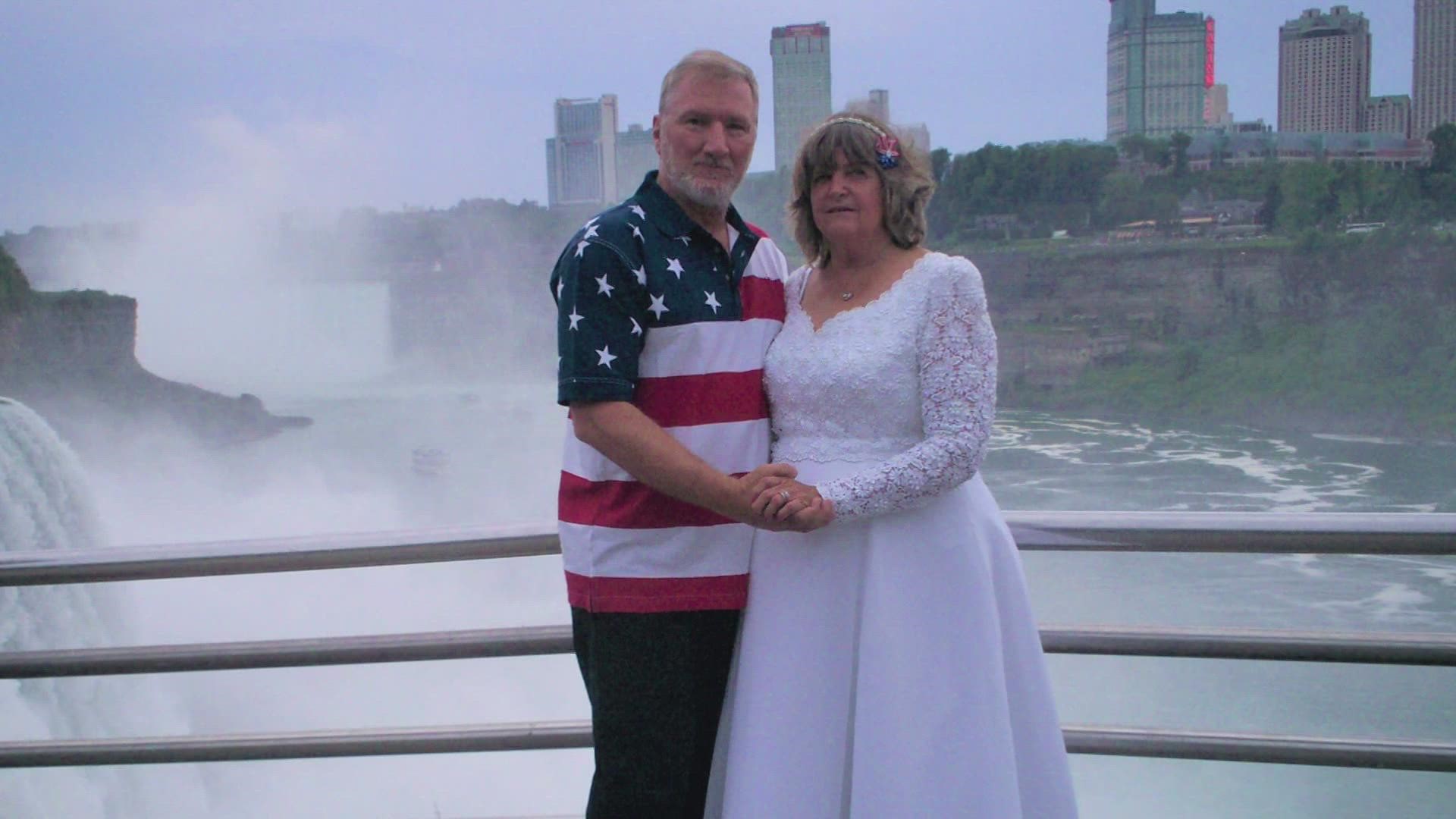 Sandy and Bucky Delano spent eight years traveling to every U.S. state to renew their vows, becoming even closer along the way