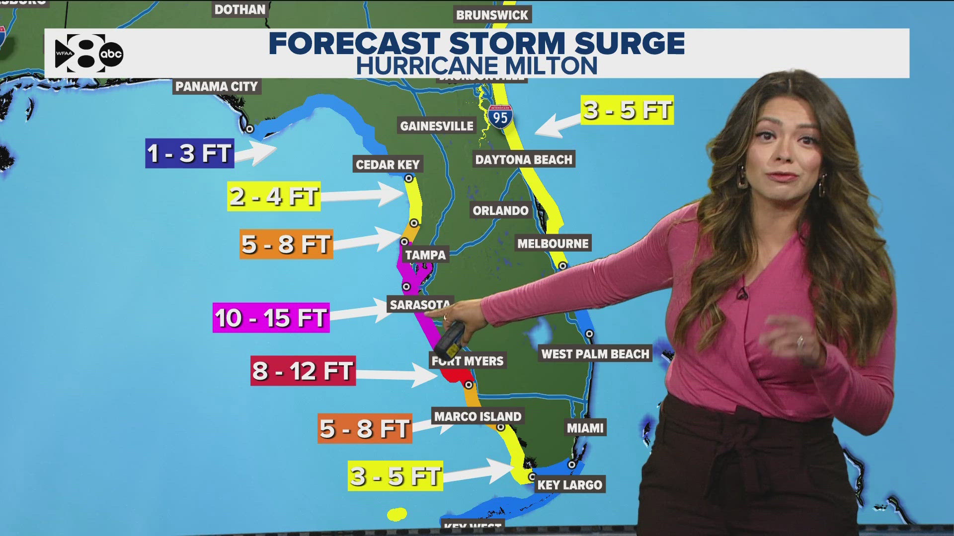 Hurricane Milton is expected to make landfall within 24 hours.