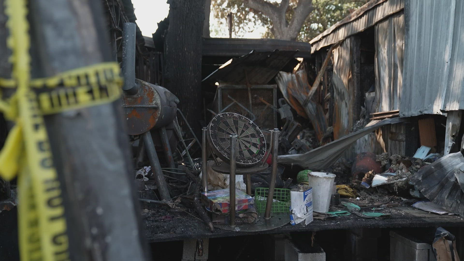 Last Saturday morning, Dallas Fire Rescue said crews responded to a report of a fire at a mobile home in the 2600 block of Lombardy Lane shortly before 6:30 a.m.