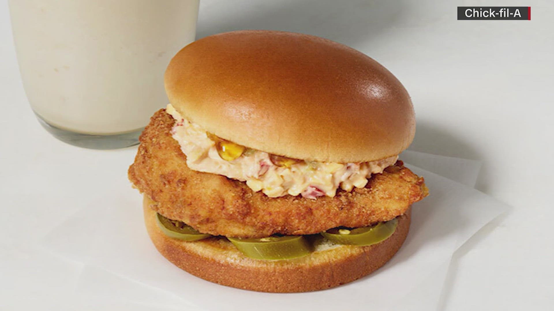 ChickfilA new chicken sandwich, milkshake