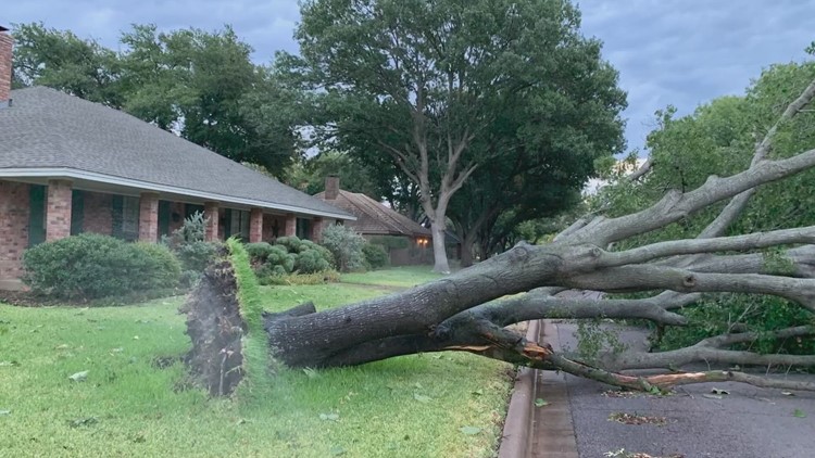 Storms cause damage Friday night across North Texas