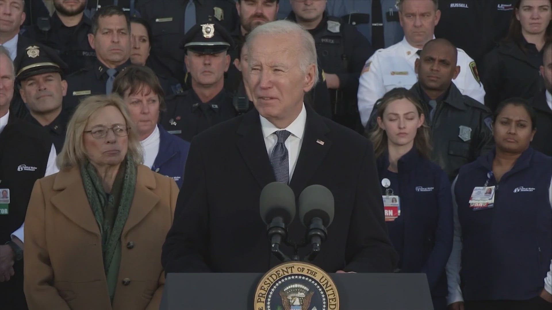 President Biden and First Lady Jill Biden once again visited an American community rattled by a mass shooting, meeting with first responders and victims' families.