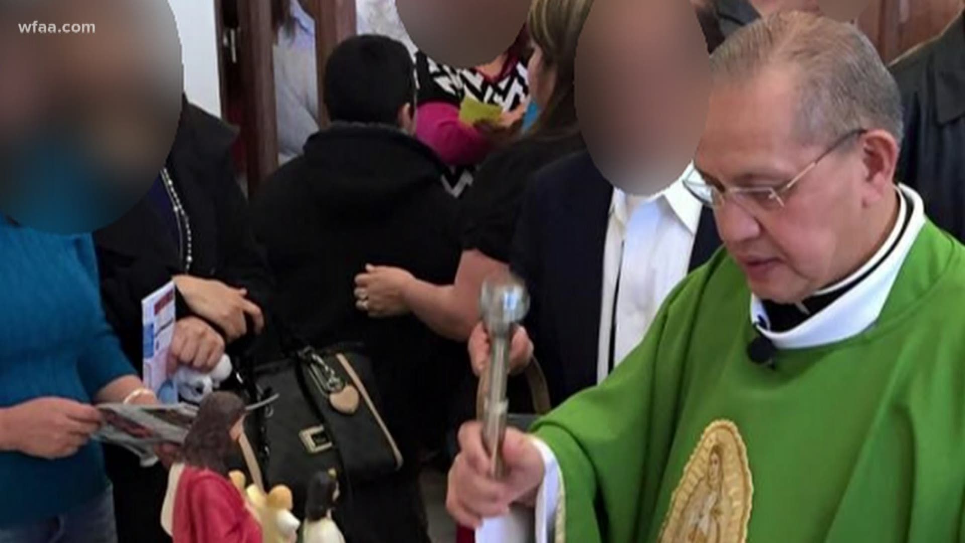 Dallas Diocese Bishop Edward Burns informed parishioners at St. Cecilia Catholic Church this weekend about allegations of sexual abuse by their former pastor, Reverend Edmundo Paredes.