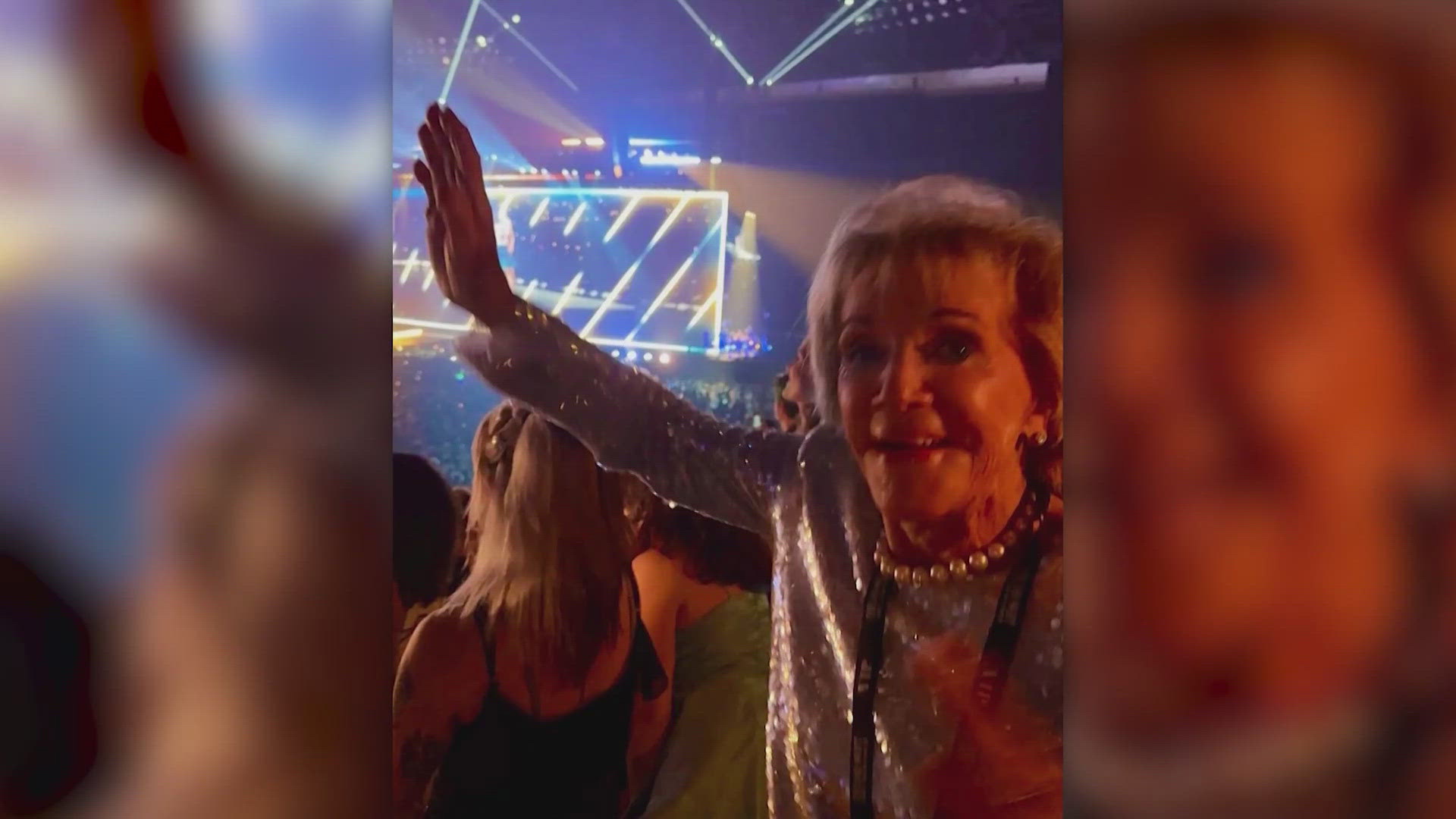 Nancy Strong, who still owns and runs a Dallas-based travel agency, wrote about her experience attending the concert on Instagram.