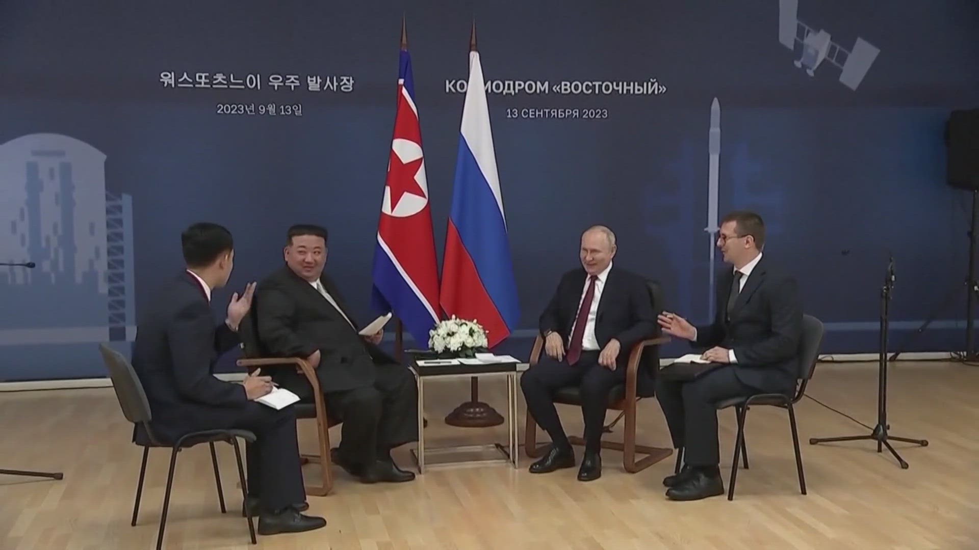 The North Korean leader met with Putin in Russia's Far East on Wednesday.
