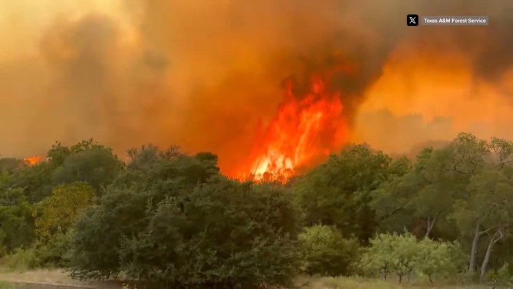 Latest on where North Texas wildfires are currently burning in Palo Pinto, Jack County