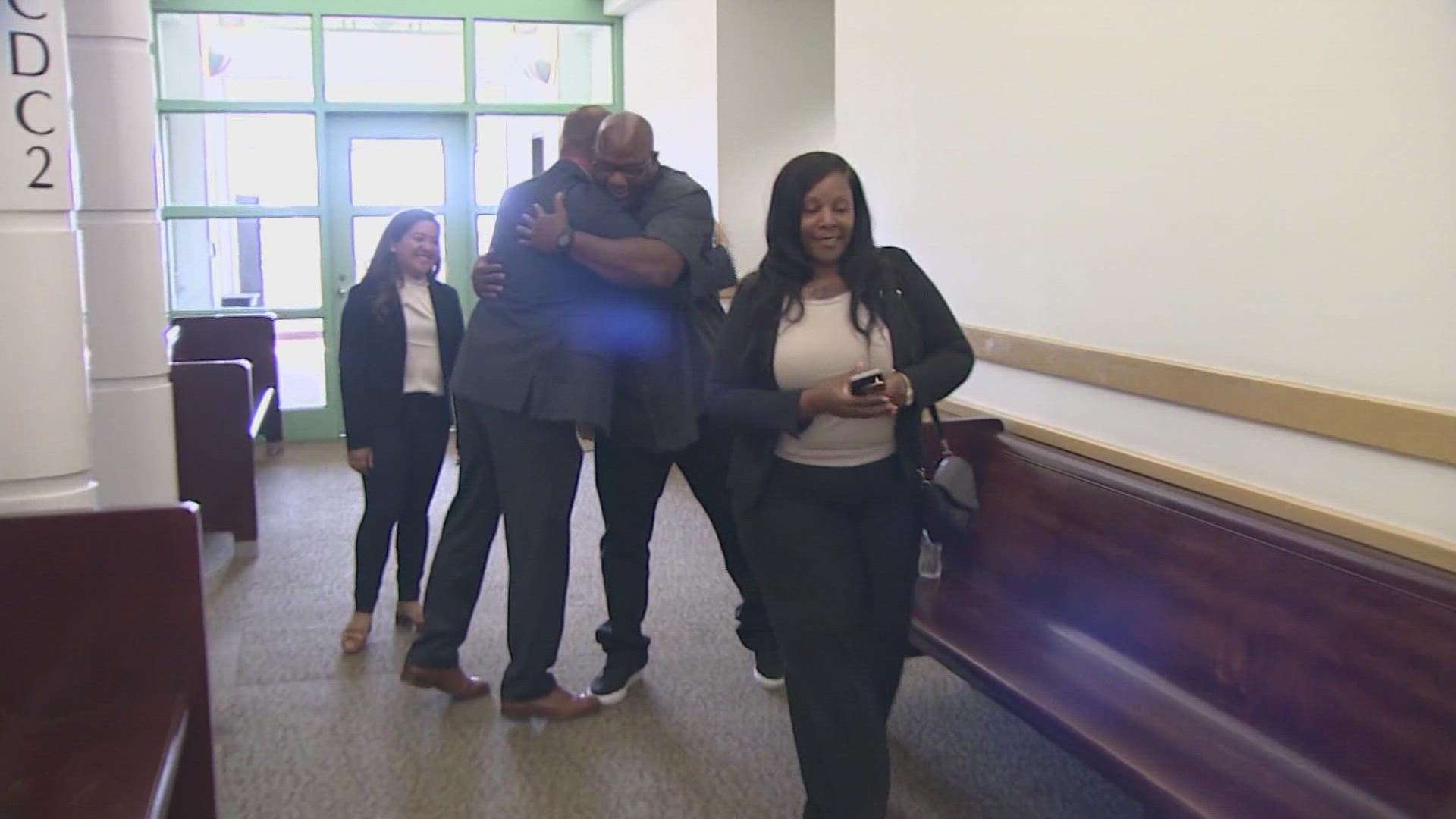 Walter Roy was in jail for nearly three decades for a crime he didn't commit. After a punishment hearing on Tuesday, he is finally free.