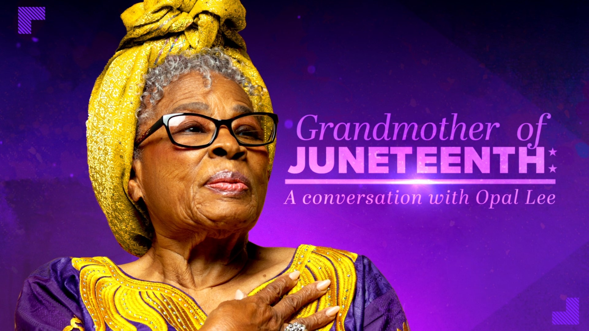Opal Lee, known as the "Grandmother of Juneteenth," joins WFAA anchor Tashara Parker for a candid conversation about Juneteenth and her life's work.