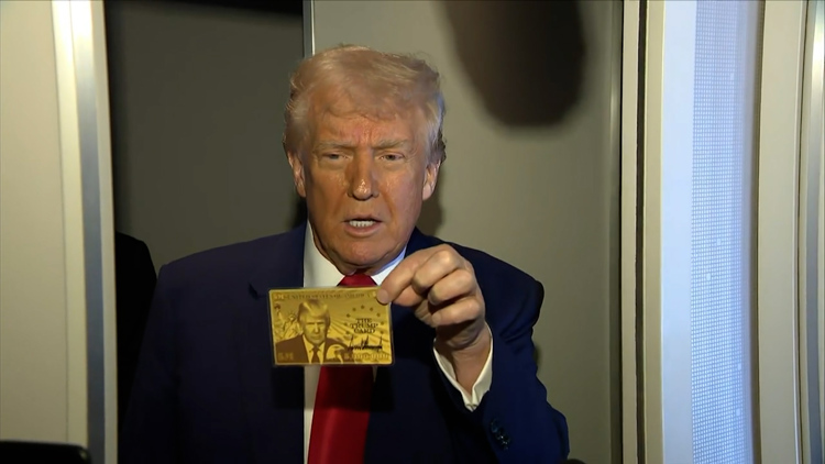 Nicki Minaj posts photo of Trump visa 'gold card'