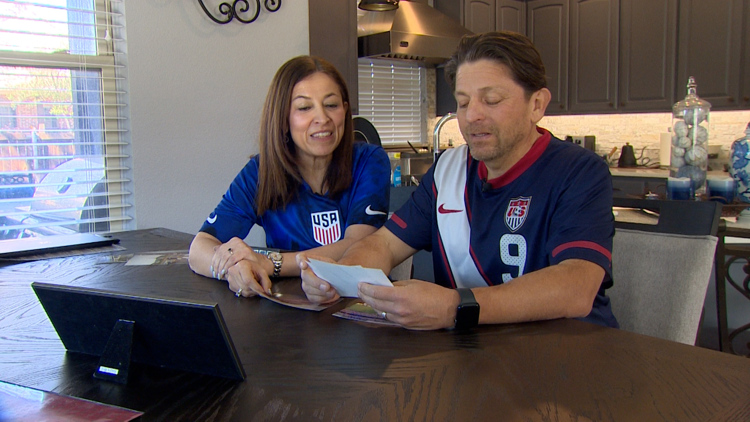 This North Texas couple attended their 1st World Cup in 1994. They've been to every one ever since.