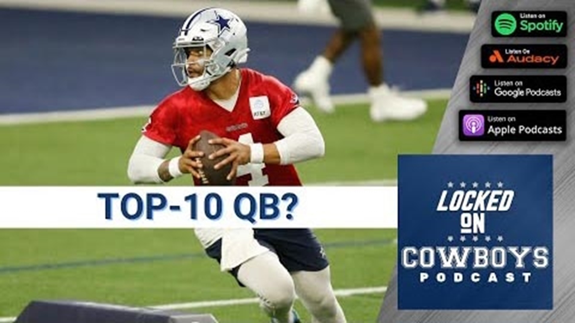 Marcus Mosher is joined by Kate Magdziuk of DraftKings Nation and Locked On Dynasty Football to discuss if Dak Prescott is a top-10 quarterback heading into 2022.