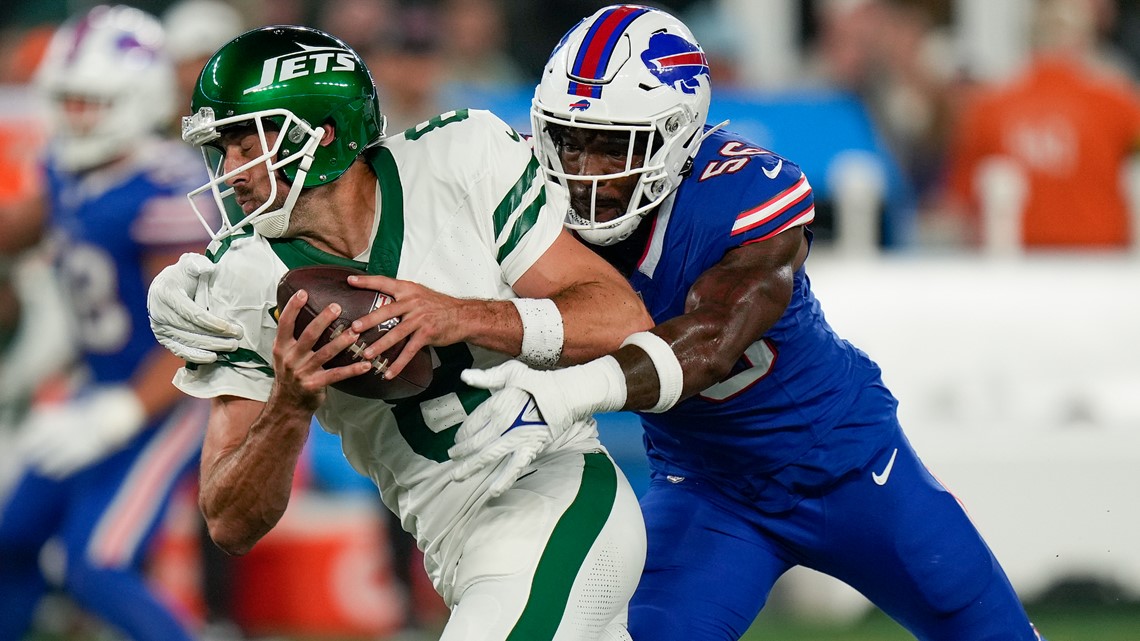 New York Jets 22-16 Buffalo Bills LIVE RESULT: MRI reveals Aaron Rodgers  has torn Achilles & quarterback out for season