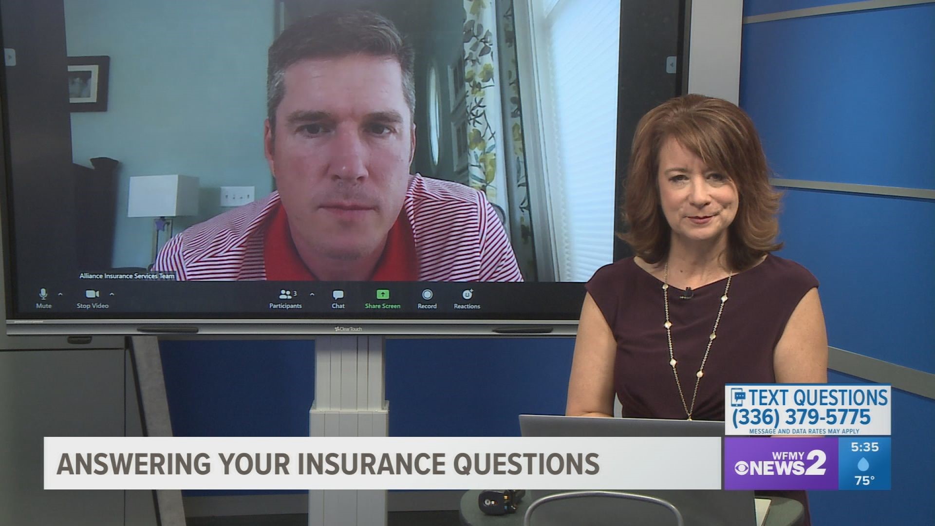 Christopher Cook with Alliance Insurance joins us to answer your questions about your insurance questions.