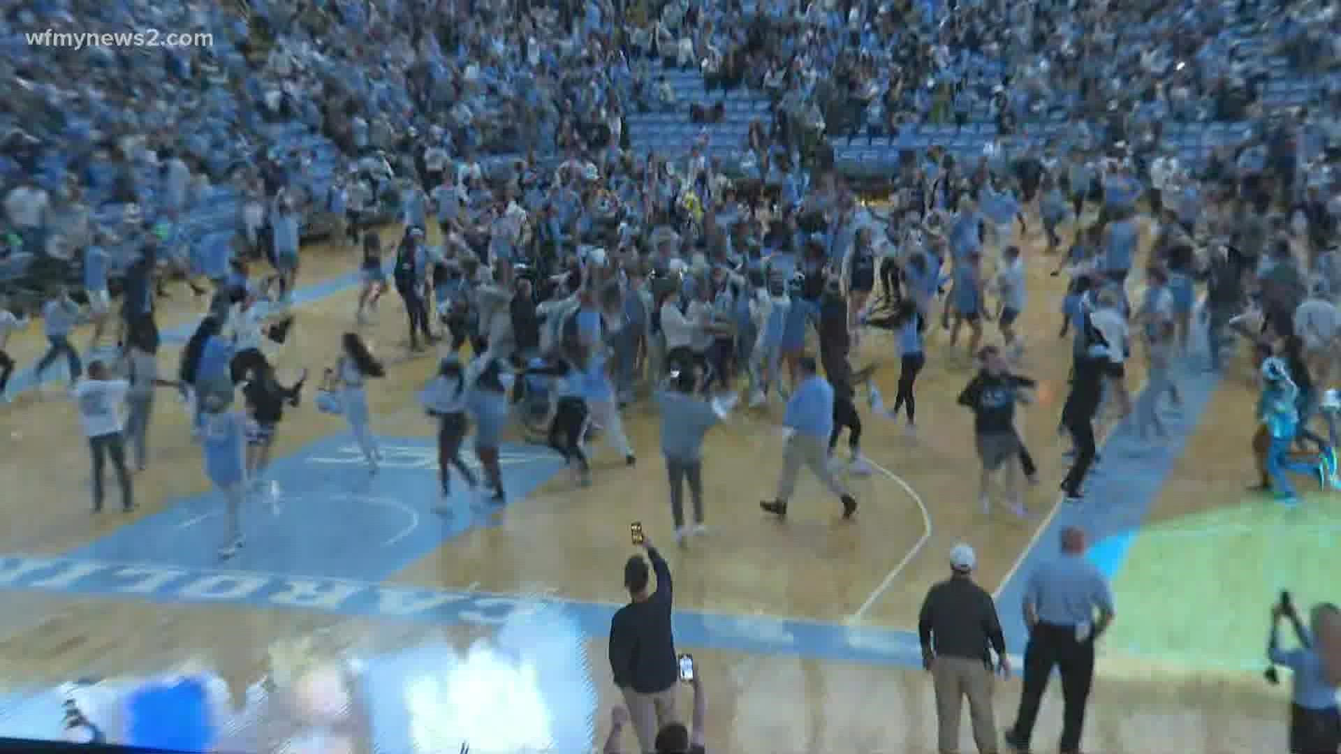 It was a historic game, and UNC came out on top, 81 to 77.