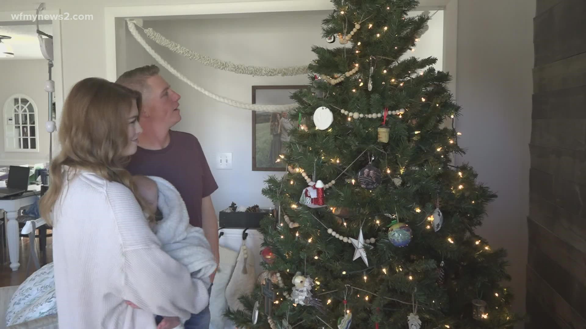 Randolph Co. couple celebrates first Christmas as a family of three after a long journey to adoption.